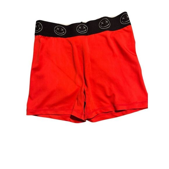 Salty Savage Happy Thoughts wetsuit shorts size small red black scrunch butt exc - Picture 3 of 6